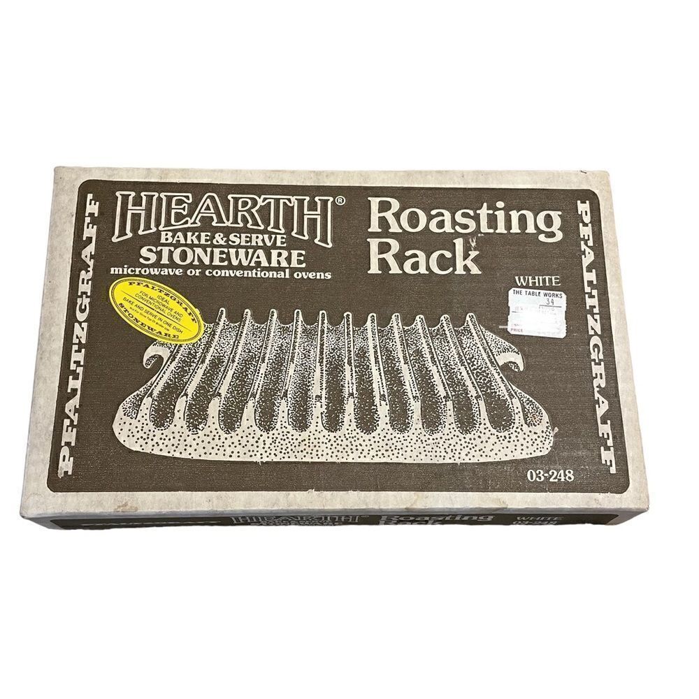 Stoneware Roasting Rack, Pfaltzgraff NWT